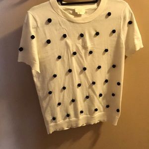 Kate Spade puff ball sweater